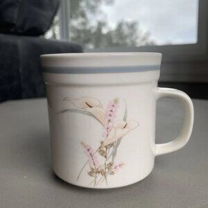 Vintage Floral Diner Mug